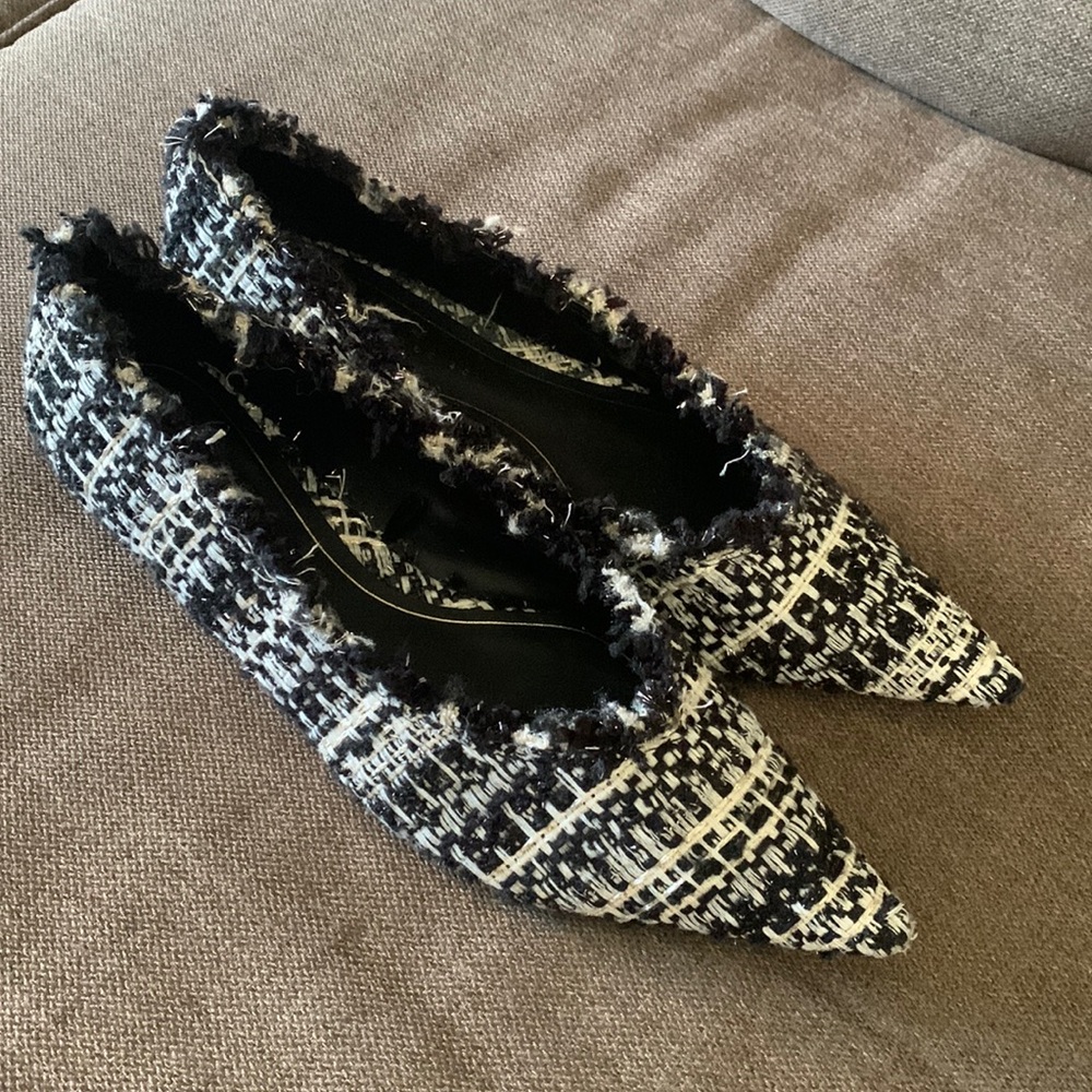 Zara size 40 shoes flats